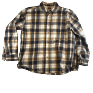 RidgeCut Toughwear Men's Plaid Flannel Shirt Long Sleeve Size XL